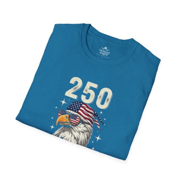 250 Years Baby Eagle T-Shirt – Patriotic American Flag Bald Eagle Tee for Independence Day & 4th of July