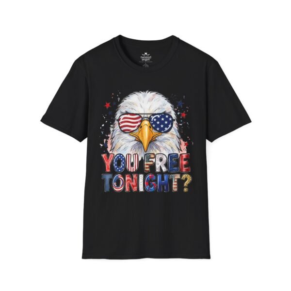 2551814147115898700_2048.jpeg Patriotic Eagle T-Shirt - "You Free Tonight?" 4th of July Tee