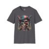 271294991149458749_2048.jpeg Skull & Pistols American Flag T-Shirt — Patriotic Biker Skull Graphic Tee