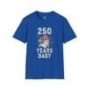 250 Years Baby Eagle T-Shirt – Patriotic American Flag Bald Eagle Tee for Independence Day & 4th of July