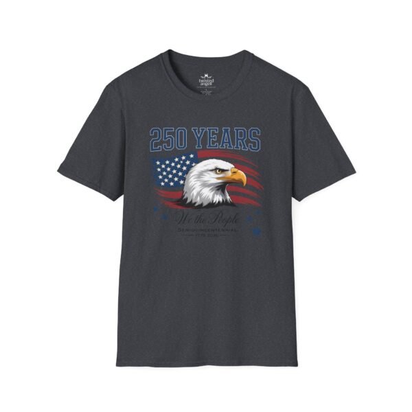 250 Years Eagle Flag T-Shirt — "We the People" Patriotic Anniversary Tee