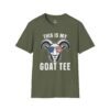 2877317888541867138_2048.jpeg This Is My Goat Tee T-Shirt – American Flag Sunglasses Graphic