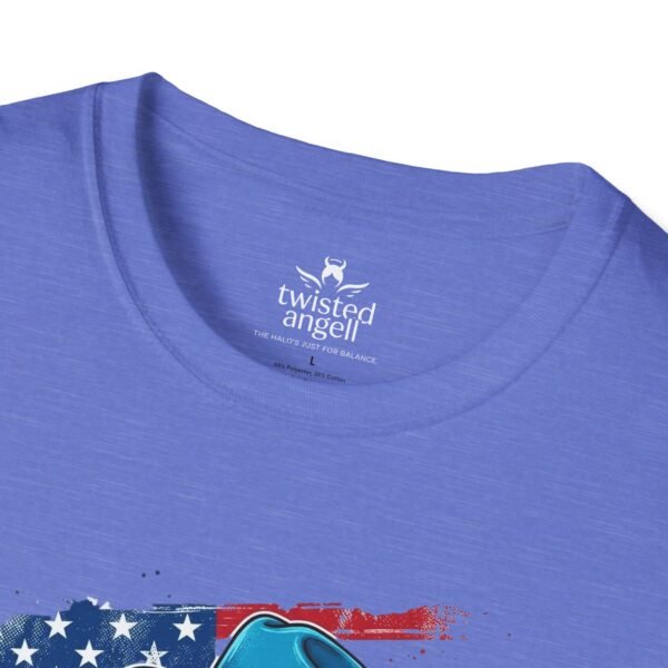 2958974284529497912_2048.jpeg Cowgirl Flag T-Shirt — "This One's For Toby" Patriotic Rodeo Tee