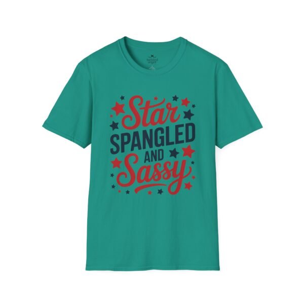 Star Spangled and Sassy T-Shirt — Patriotic Tee for Women