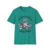 Stay Feral Raccoon T-Shirt — "Freedom Is Overrated" Patriotic Funny Tee