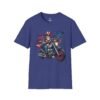 3305146814662359925_2048.jpeg Uncle Sam Riding Motorcycle - Patriotic Flag T-shirt