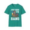 3345153240455445473_2048.jpeg Just Here to Bang T-Shirt — Funny Patriotic Cat Beer 4th of July Tee