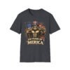 250 Years of 'Merica T-Shirt — Patriotic American Flag Bigfoot Graphic Tee