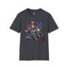 3516304775836288596_2048.jpeg Uncle Sam Riding Motorcycle - Patriotic Flag T-shirt