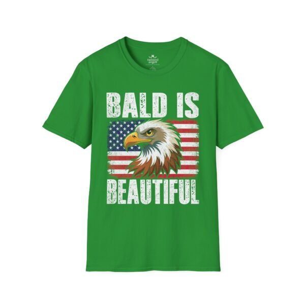 3654783822549547659_2048.jpeg Bald Is Beautiful Eagle T-Shirt — American Flag Patriotic Shirt for Bald Pride