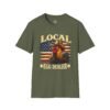 3819954188376950595_2048.jpeg Local Egg Dealer T-Shirt — Funny Rooster & American Flag Chicken Farm Tee