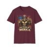 250 Years of 'Merica T-Shirt — Patriotic American Flag Bigfoot Graphic Tee