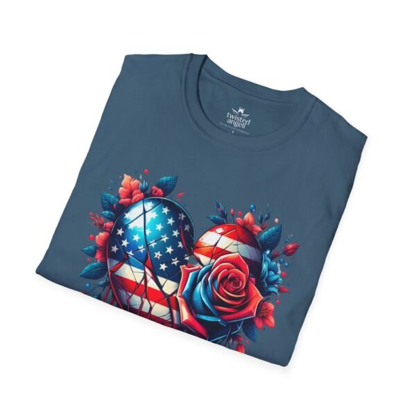 4256320520665139615_2048.jpeg Patriotic Broken Heart Tee — American Flag & Rose Graphic T-Shirt