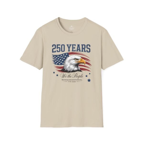 250 Years Eagle Flag T-Shirt — "We the People" Patriotic Anniversary Tee