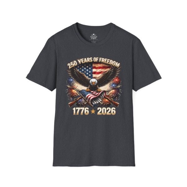 250 Years of Freedom T-Shirt — 1776–2026 Patriotic Eagle American Flag Tee