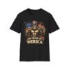 250 Years of 'Merica T-Shirt — Patriotic American Flag Bigfoot Graphic Tee