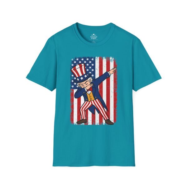 4756120419113925872_2048.jpeg Uncle Sam Dabbing T-Shirt – Patriotic USA Flag 4th of July Tee
