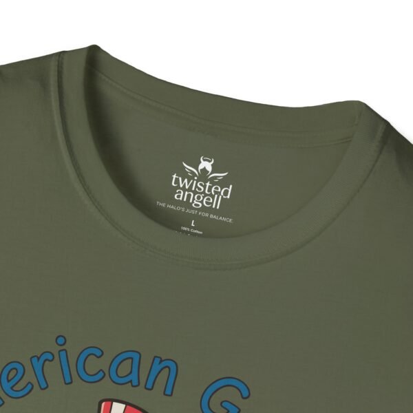 479370162324956377_2048.jpeg Patriotic American Goose 'Gett'n Loose' T-Shirt