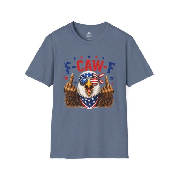 4807872986713642743_2048.jpeg Graphic T-Shirt — Patriotic Eagle "F CAW-F" Middle Finger Design