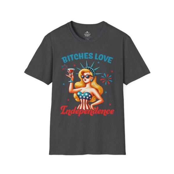 4815111375467496904_2048.jpeg Independence Pin-Up Tee — "Bitches Love Independence" 4th of July Graphic T-Shirt