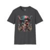 4972389550629757753_2048.jpeg Skull & Pistols American Flag T-Shirt — Patriotic Biker Skull Graphic Tee