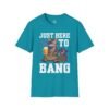 5073042467753032413_2048.jpeg Just Here to Bang T-Shirt — Funny Patriotic Cat Beer 4th of July Tee