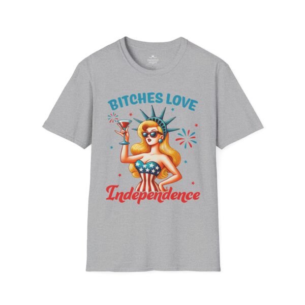 5101661523539964216_2048.jpeg Independence Pin-Up Tee — "Bitches Love Independence" 4th of July Graphic T-Shirt