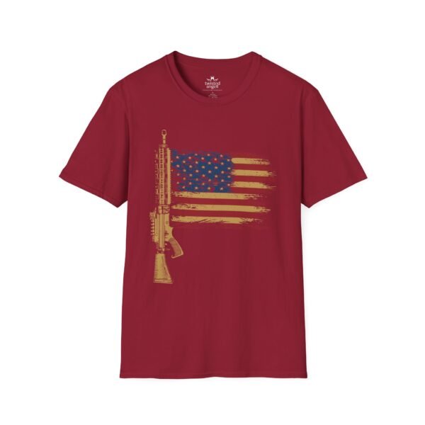 5148589662300341156_2048-1.jpeg AR-15 American Flag T-Shirt — Patriotic Rifle Graphic Tee