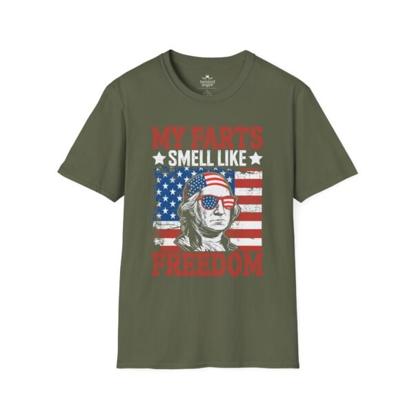 5167951807379512365_2048.jpeg My Farts Smell Like Freedom T-Shirt — Funny Patriotic 4th of July Tee