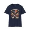 250 Years of Freedom T-Shirt — 1776–2026 Patriotic Eagle American Flag Tee