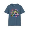 5357920798510644337_2048.jpeg Fourth of July Patriotic Frog with Beer T-Shirt — Relaxing American Flag Pool Float Design