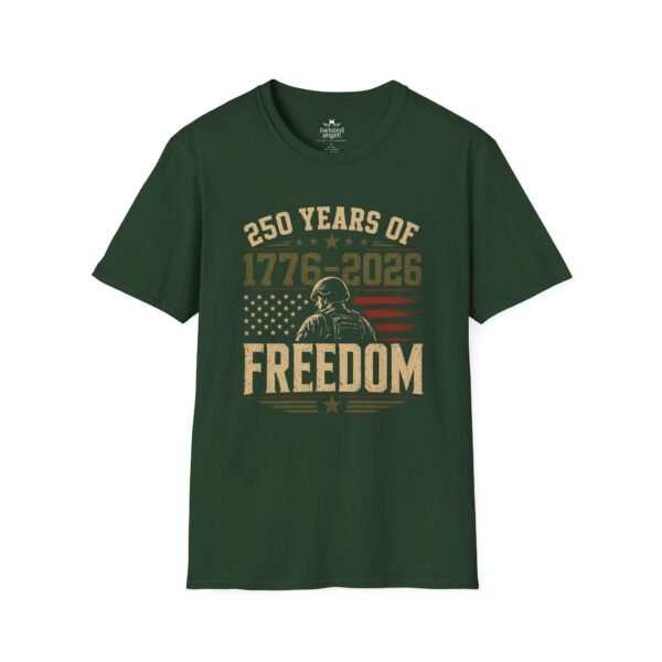 Freedom Soldier  1776-2026 T-Shirt — 250 Years of Freedom Patriotic Tee