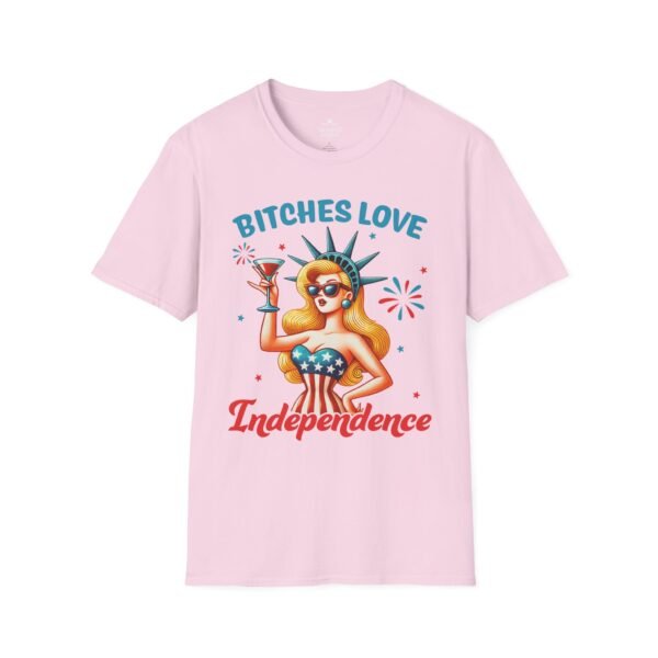 5404156134686197442_2048.jpeg Independence Pin-Up Tee — "Bitches Love Independence" 4th of July Graphic T-Shirt