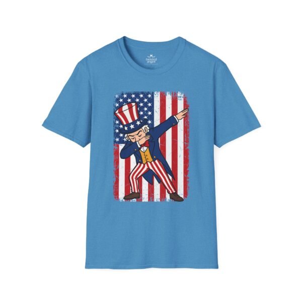 5634001363951492276_2048.jpeg Uncle Sam Dabbing T-Shirt – Patriotic USA Flag 4th of July Tee