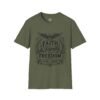 Faith, Family & Freedom 1776-2026 T-Shirt — Patriotic Vintage Eagle Tee