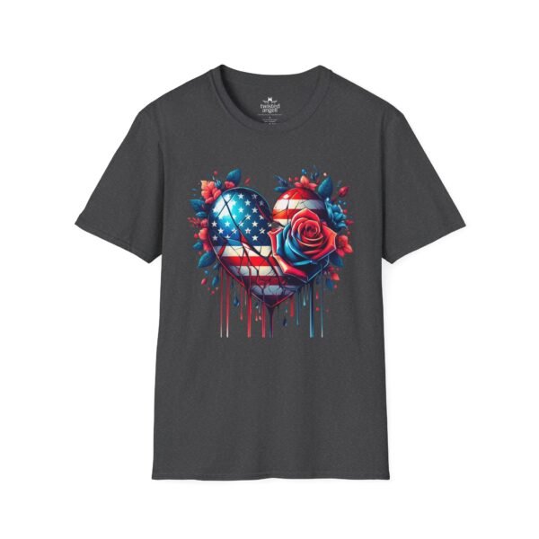 6329223912921026215_2048.jpeg Patriotic Broken Heart Tee — American Flag & Rose Graphic T-Shirt
