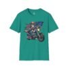6365057309273443057_2048.jpeg Uncle Sam Riding Motorcycle - Patriotic Flag T-shirt