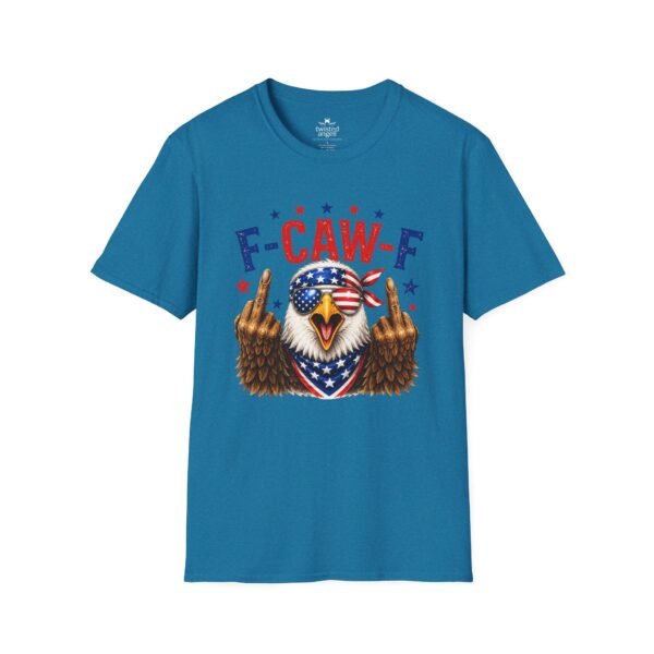 6476120586724257379_2048.jpeg Graphic T-Shirt — Patriotic Eagle "F CAW-F" Middle Finger Design