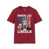 6585363718340908328_2048.jpeg Drinkin' Like Lincoln T-Shirt – Patriotic Abe Lincoln Beer Graphic Tee for 4th of July & Parties
