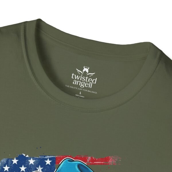 6912162864968358282_2048.jpeg Cowgirl Flag T-Shirt — "This One's For Toby" Patriotic Rodeo Tee