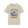 Stay Feral Raccoon T-Shirt — "Freedom Is Overrated" Patriotic Funny Tee