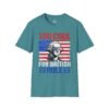 7029644511233883679_2048.jpeg Too Cool For British Rule T-Shirt — Patriotic George Washington American Flag Tee