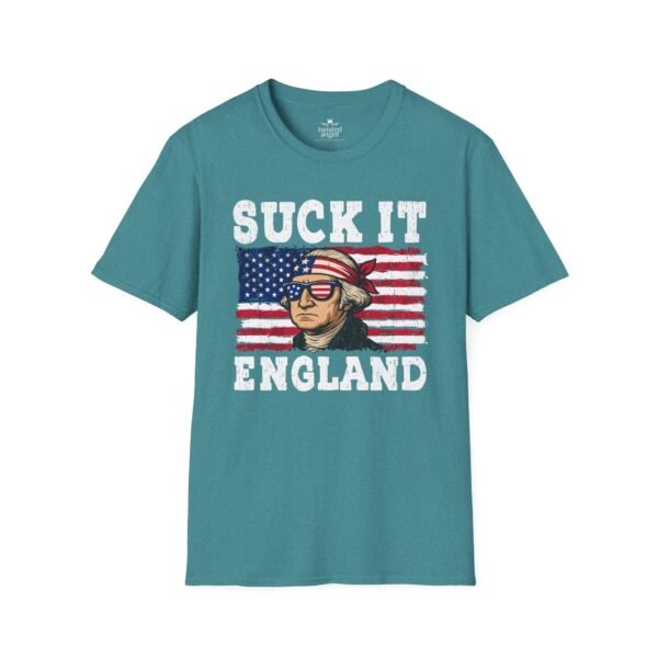 709558806478801630_2048.jpeg Suck It England T-Shirt — Patriotic George Washington Graphic Tee