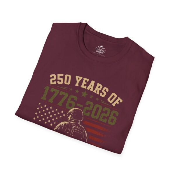 Freedom Soldier  1776-2026 T-Shirt — 250 Years of Freedom Patriotic Tee