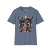 7207069513213279022_2048.jpeg Skull & Pistols American Flag T-Shirt — Patriotic Biker Skull Graphic Tee
