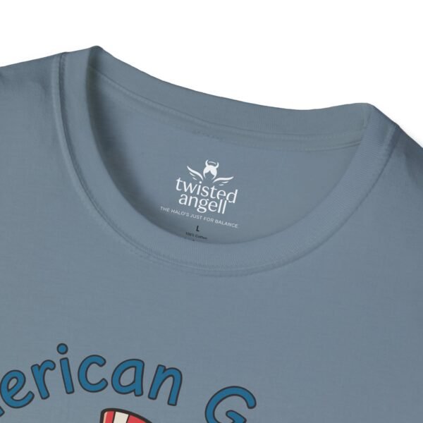 7687238952585589540_2048.jpeg Patriotic American Goose 'Gett'n Loose' T-Shirt