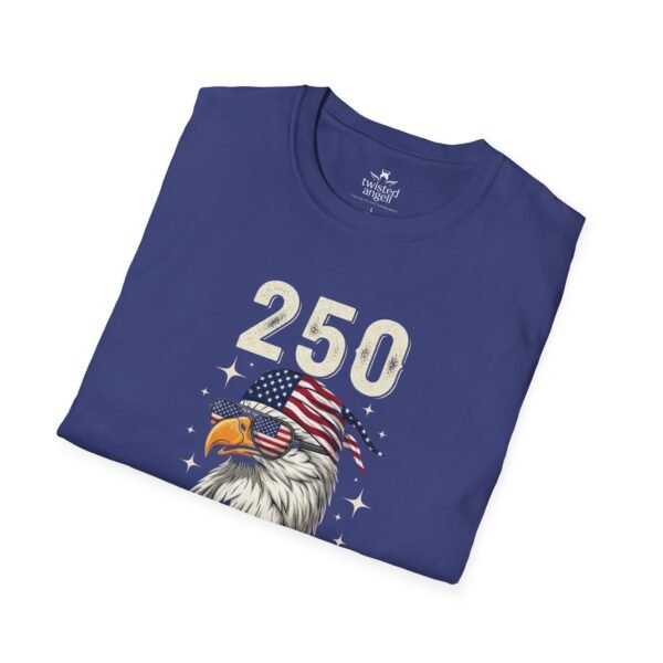 250 Years Baby Eagle T-Shirt – Patriotic American Flag Bald Eagle Tee for Independence Day & 4th of July
