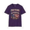 250 Years 1776-2026 Jet Fighter Flag T-Shirt — American Anniversary Patriotic Tee