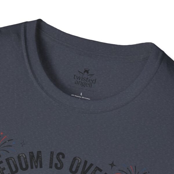 Stay Feral Raccoon T-Shirt — "Freedom Is Overrated" Patriotic Funny Tee