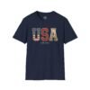 8476177338785869672_2048.jpeg USA Patriotic T-Shirt — Vintage Flag "EST. 1776" Graphic